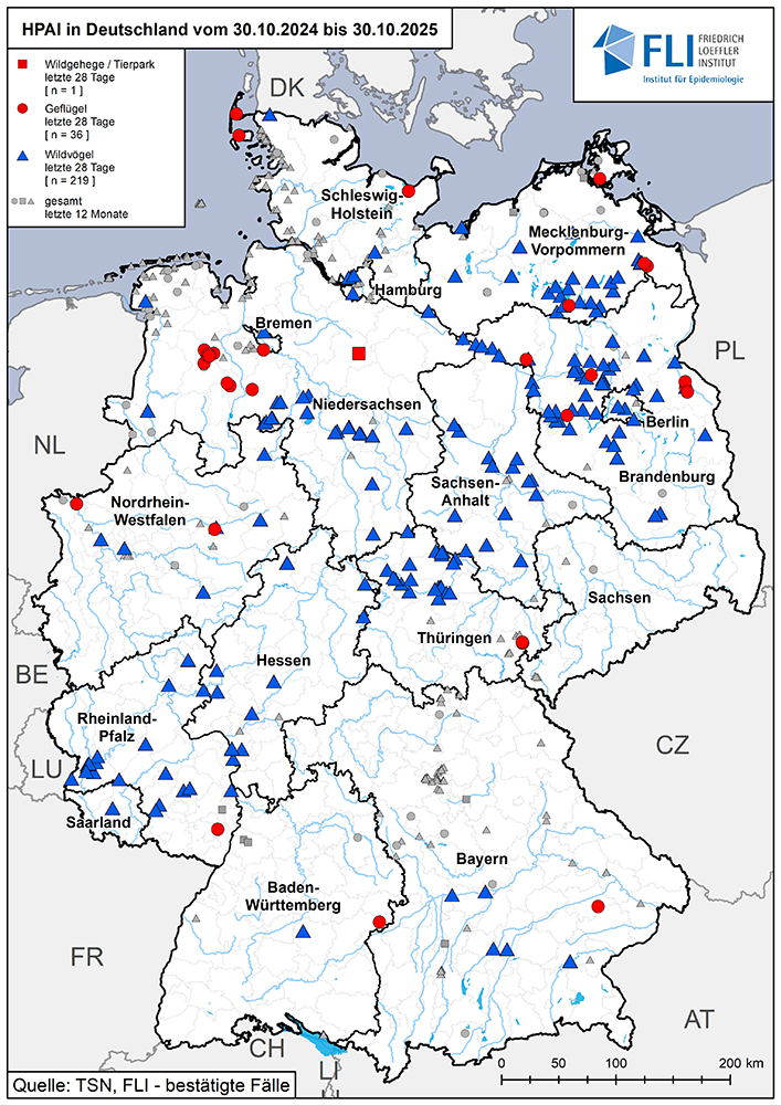 Duitsland stevent af op evenaring ergste vogelgriepseizoen ooit