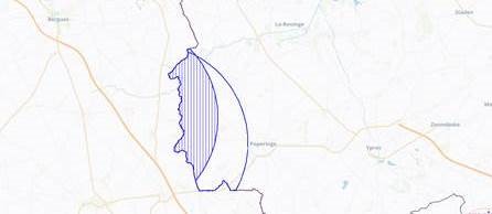 Gunstige eindscreening zones Winnezeele-Herzeele, zones zoals gepland opgeheven
