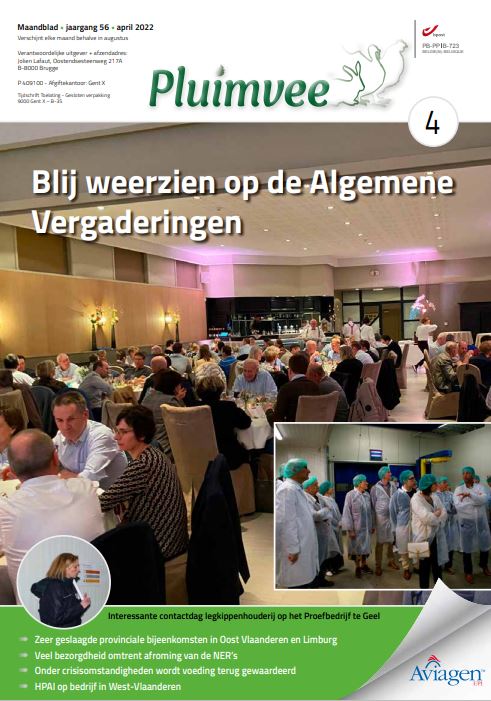 Inhoud komend APRIL nummer Pluimvee