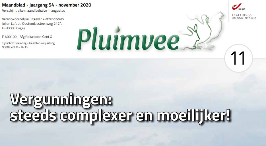 Inhoud komend NOVEMBER nummer Pluimvee