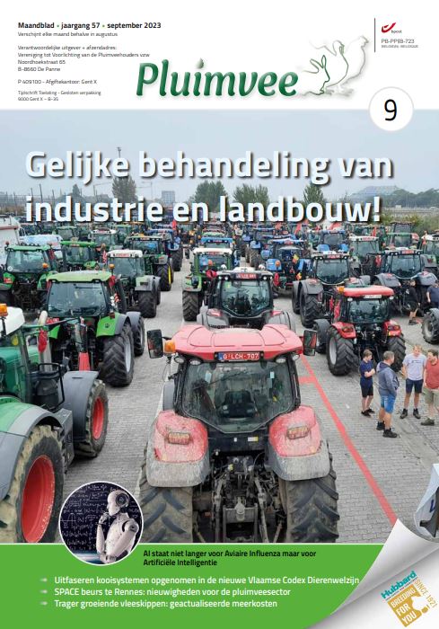 Inhoud komend SEPTEMBER nummer Pluimvee