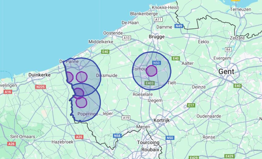 Nieuwe haard op braadkippenbedrijf in zone Veurne-Alveringem - Verscherpt toezicht voor alle houderijen in de zone	