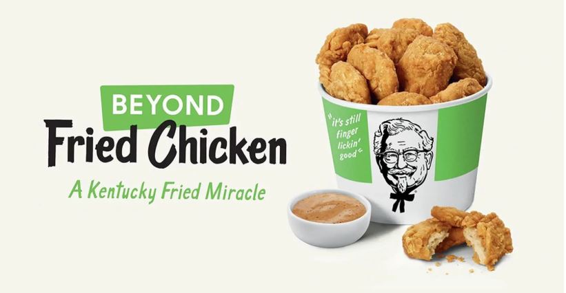 Vleesvervangers binnenkort ingeburgerd? Kentucky Fried Chicken doet de test