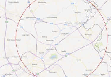 Bufferzone na uitbraak van hoogpathogene vogelgriep H5N8 bij Waregemse handelaar wordt uitgebreid naar beschermingsgebied (3 km) en toezichtsgebied (10 km)