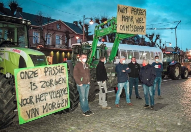 Jonge boeren van Hoogstraten vragen aan ‘De Sint’ waardering en ruimte om te ondernemen