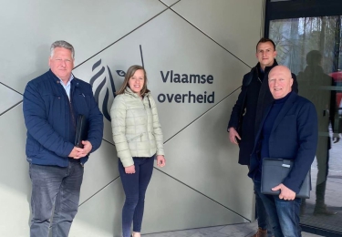 Overleg met het kabinet van minister Crevits in aanloop van openbaar onderzoek
